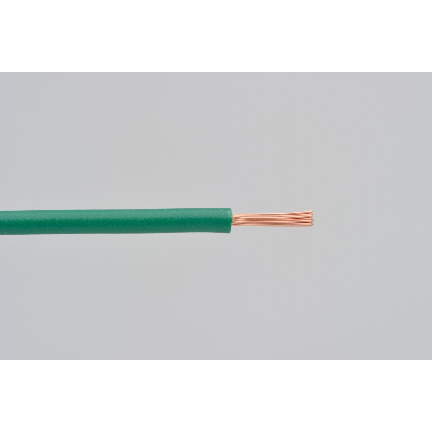 Electrical wire. 2 meter 0.5sq, Green