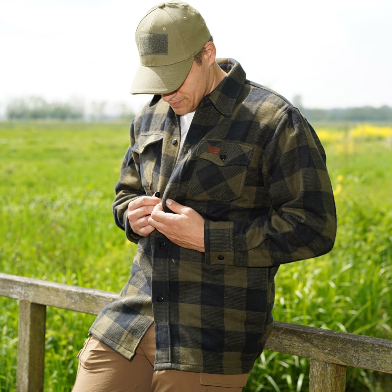 Lumberjack Flannel Shirt, checkered Multi-color, black, olive, S