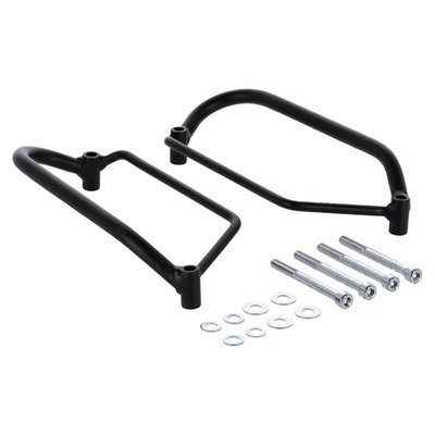 Mounting brackets for Longride saddlebags. Will fit the Longride Heritage Click-on saddlebags and the Longride model specific Iparex & leather saddlebags. 