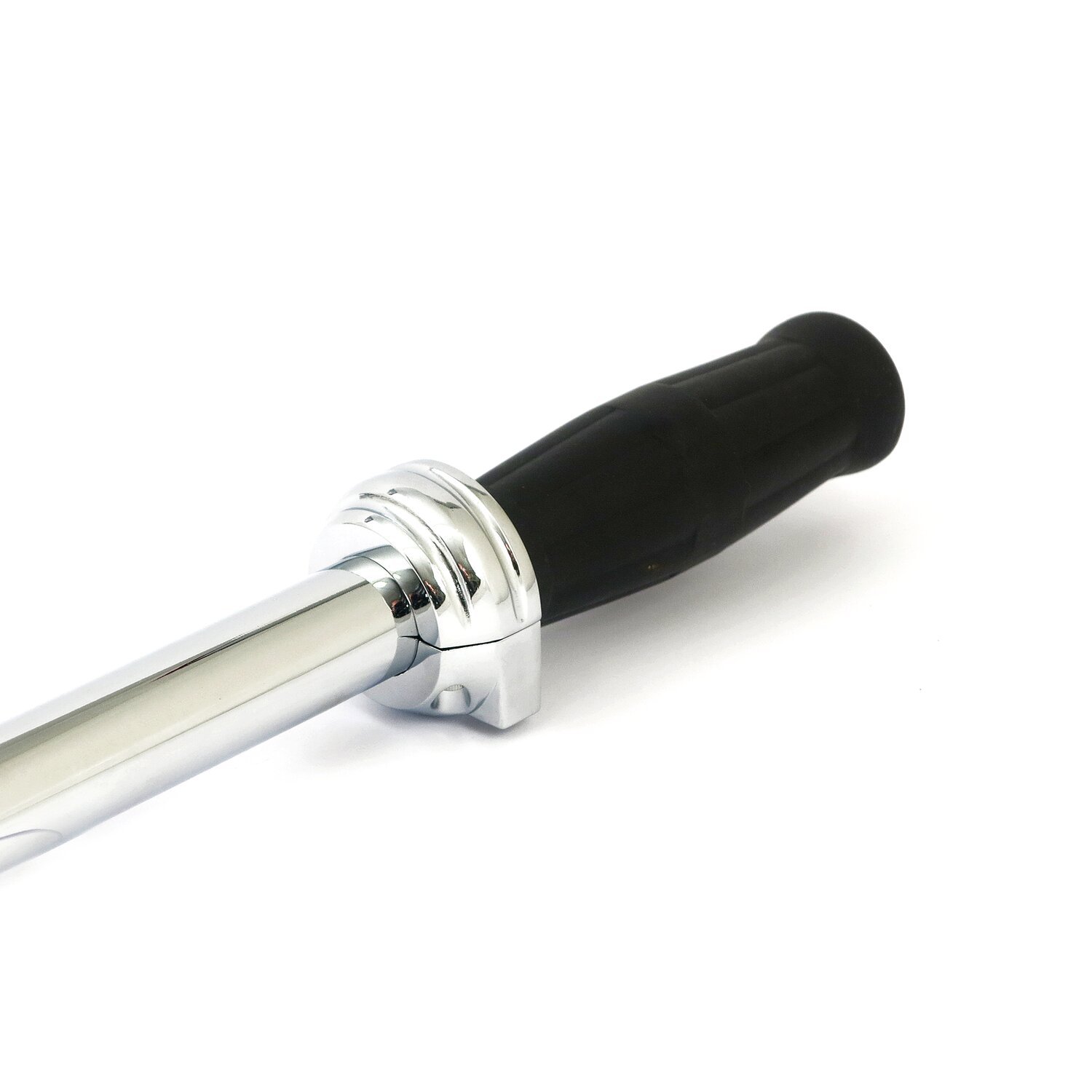 Custom throttle clamp, dual cable, Chrome