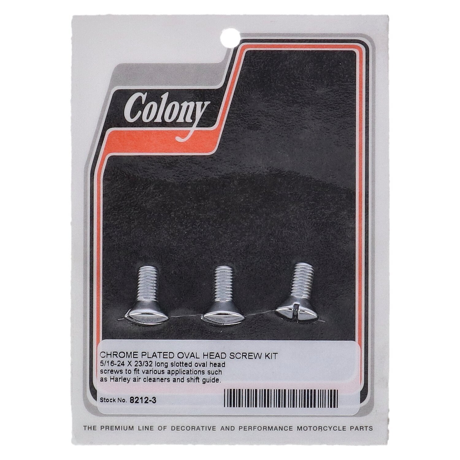 Colony, shifter guide bolt screw kit, Chrome