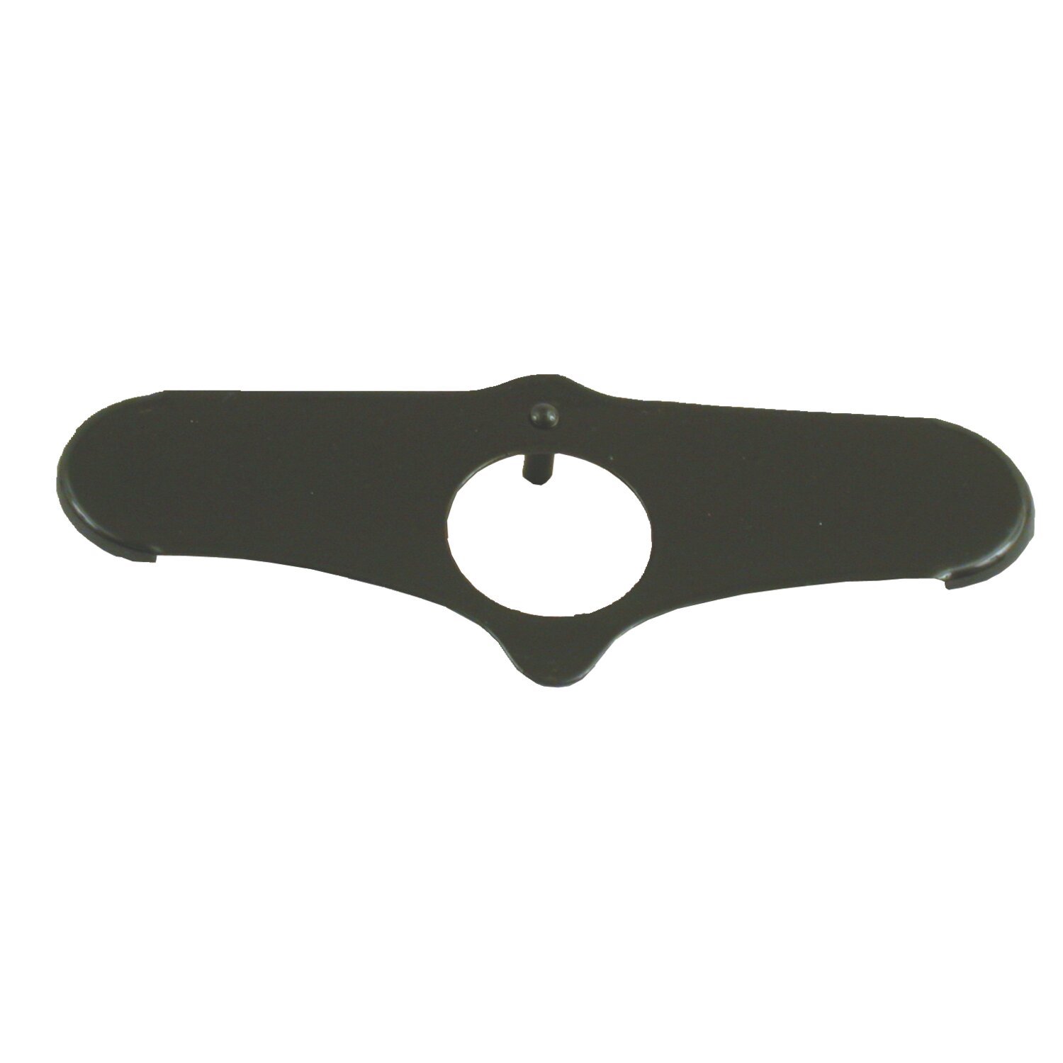 Lockplate, negative offset Springer fork stem nut, Black
