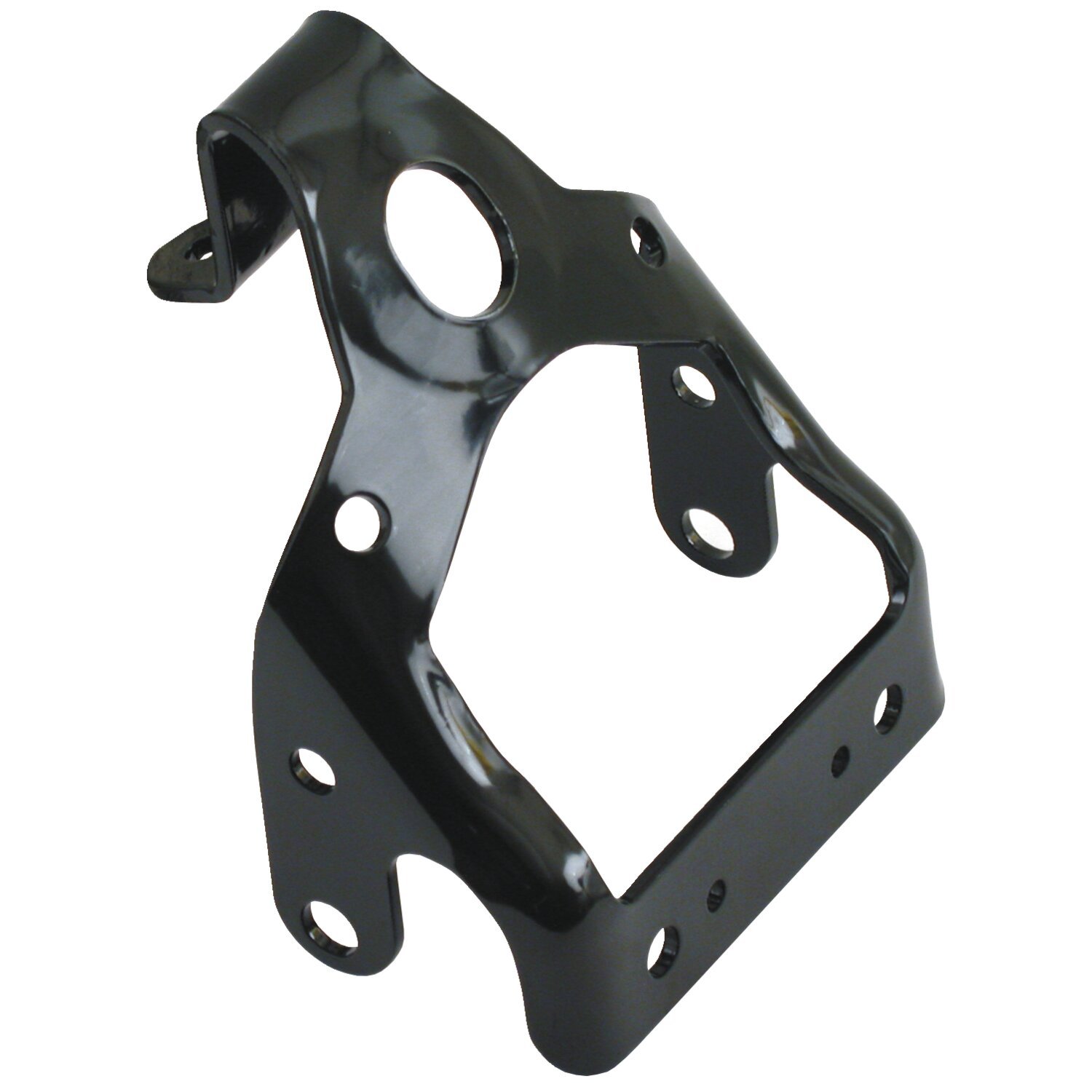 Springer headlamp & horn bracket, Black