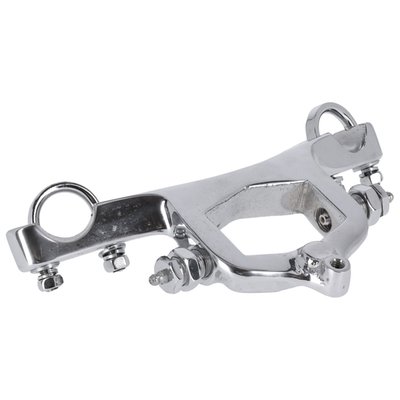 Chrome. 
Stock replacement for 971506 mechanical siren. 
OEM replacement reference 91252-38. 