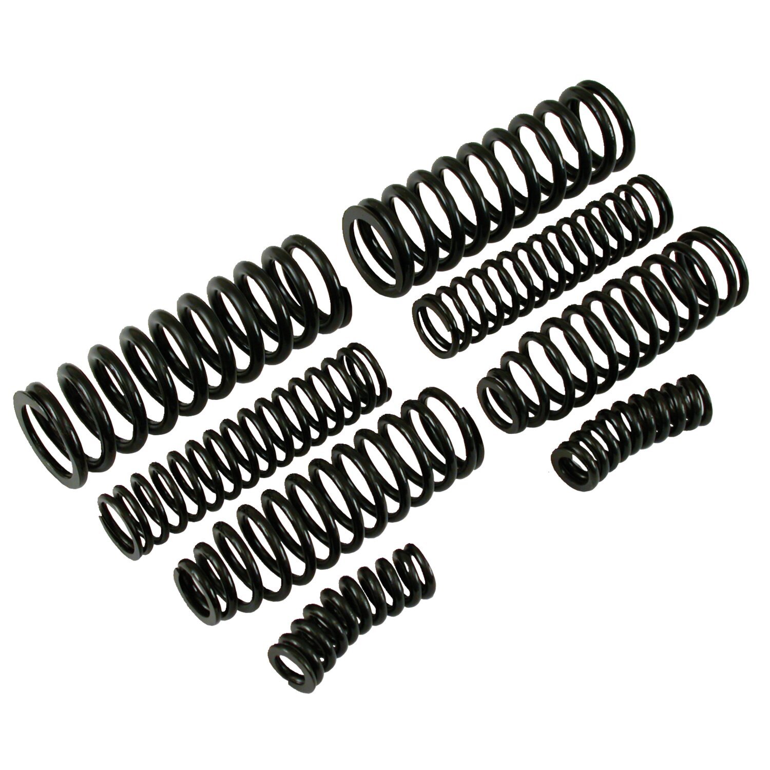 Heavy Duty 8-spring set for early Springer forks, Black