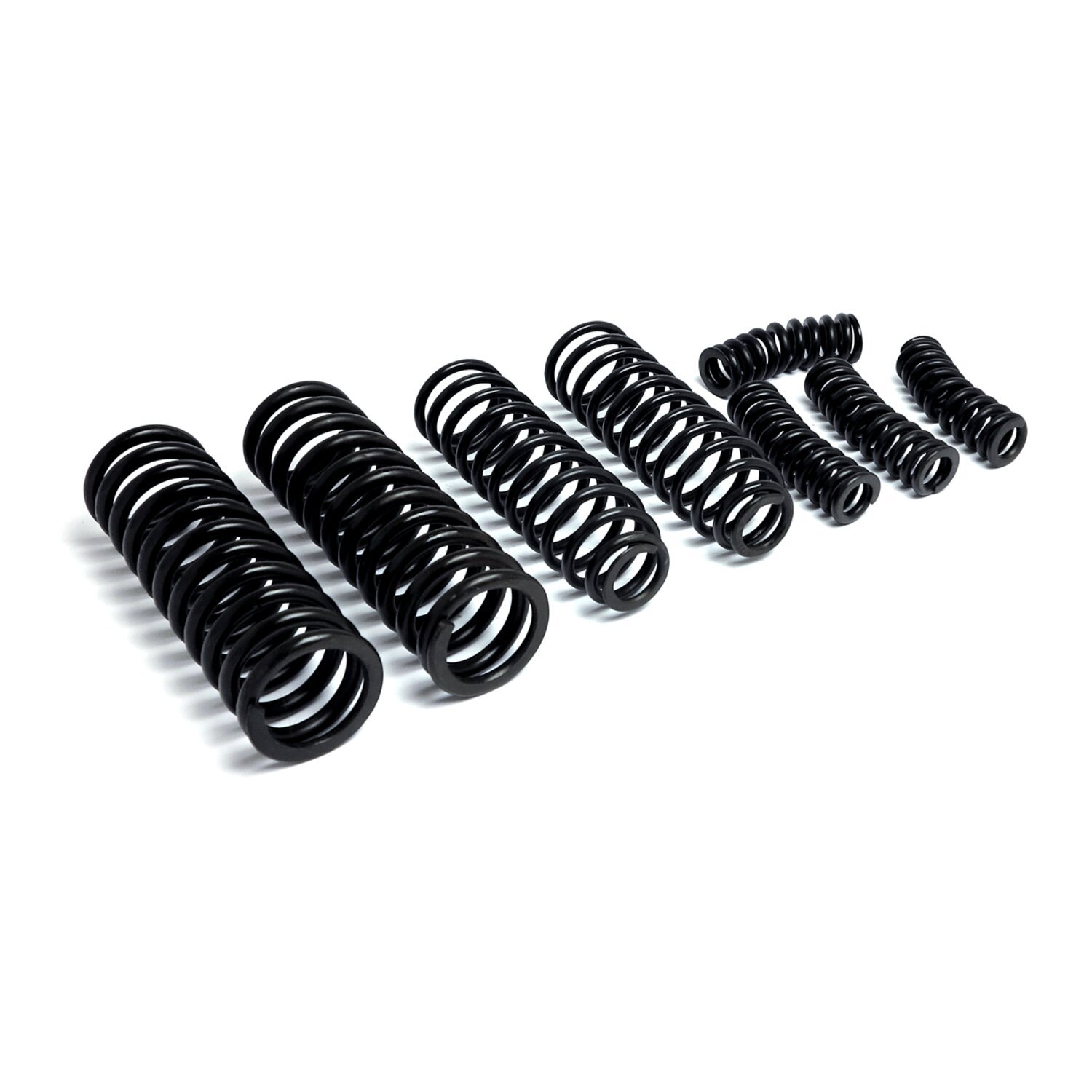 Replacement 8-spring set for early Springer forks. Black Par, Parkerized