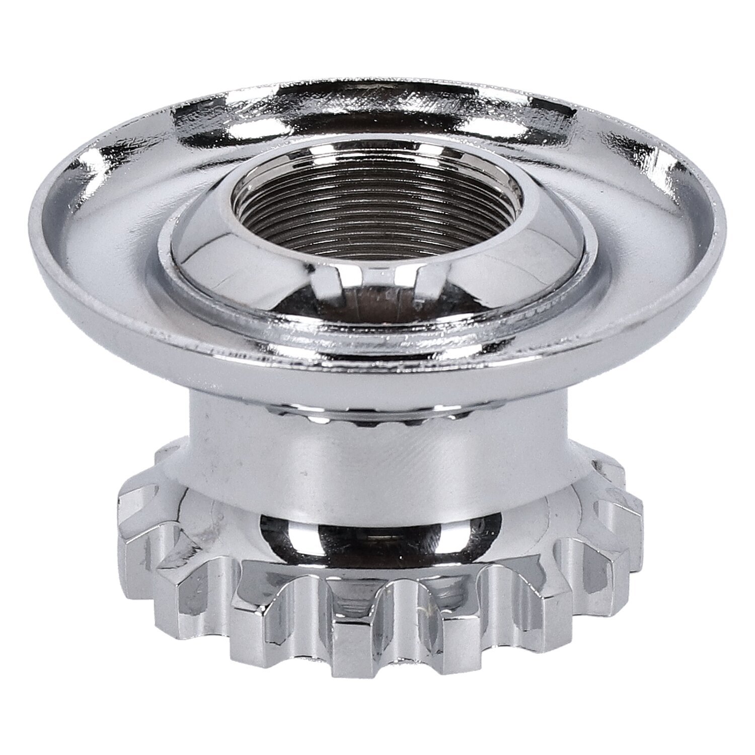 Stem crown nut, Springer forks, Chrome