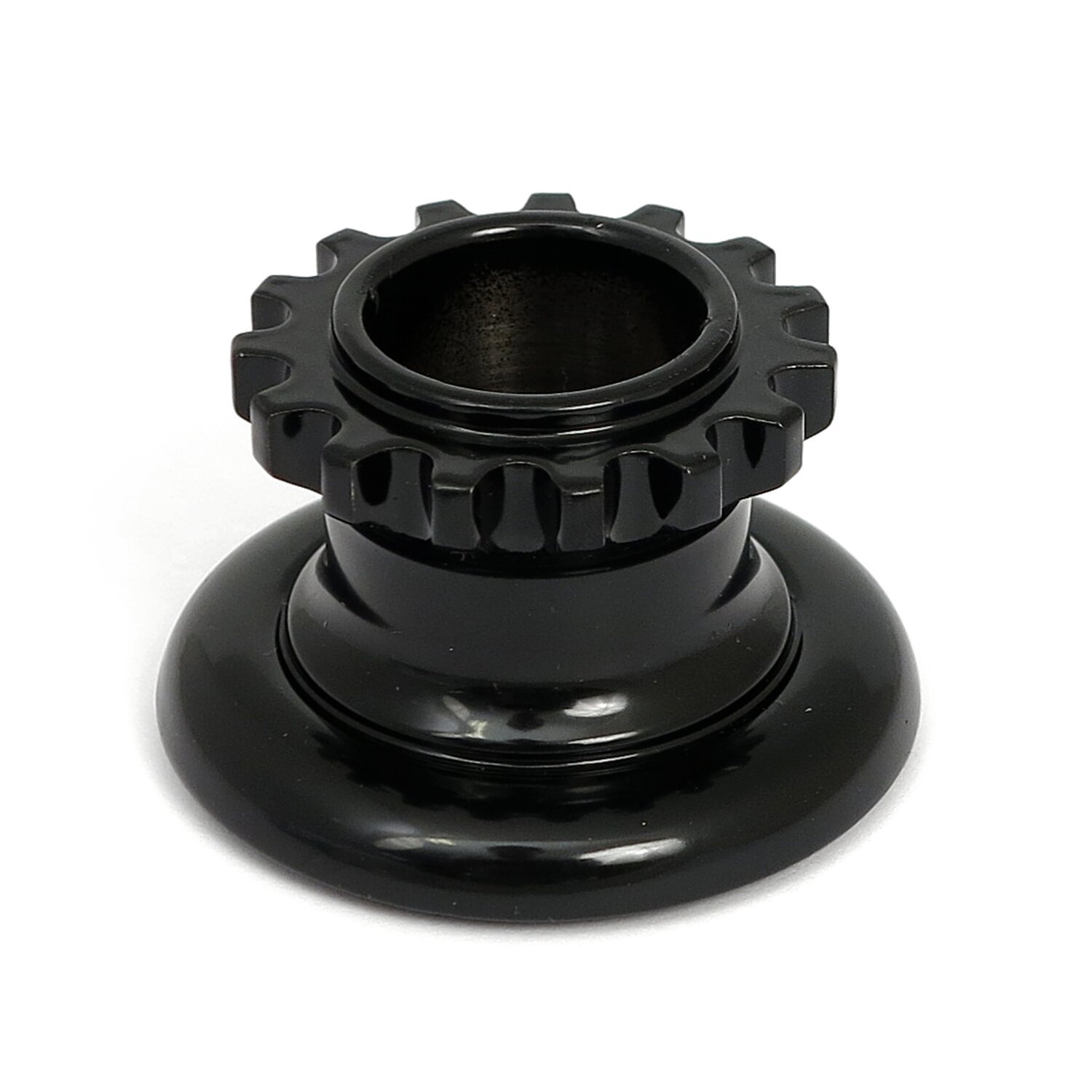Stem crown nut, Springer forks, Black