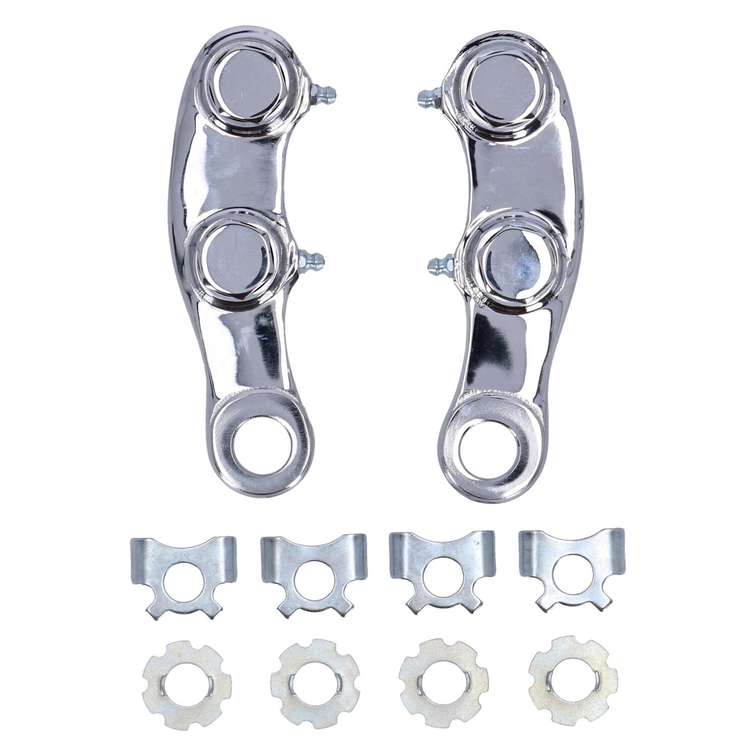 Replacement rocket set for +16" & +20" Springer forks. Chr, Chrome