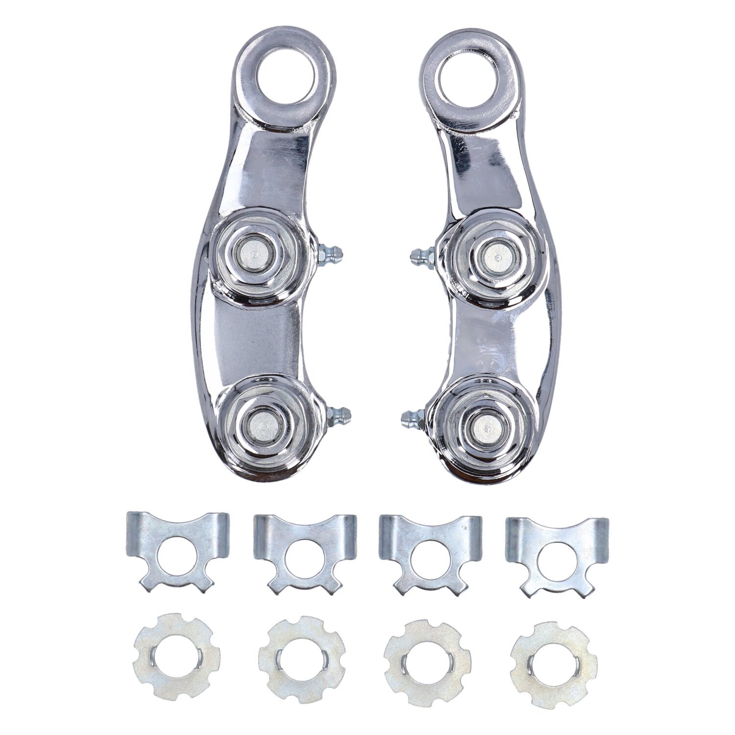 Replacement rocket set for +16" & +20" Springer forks. Chr, Chrome