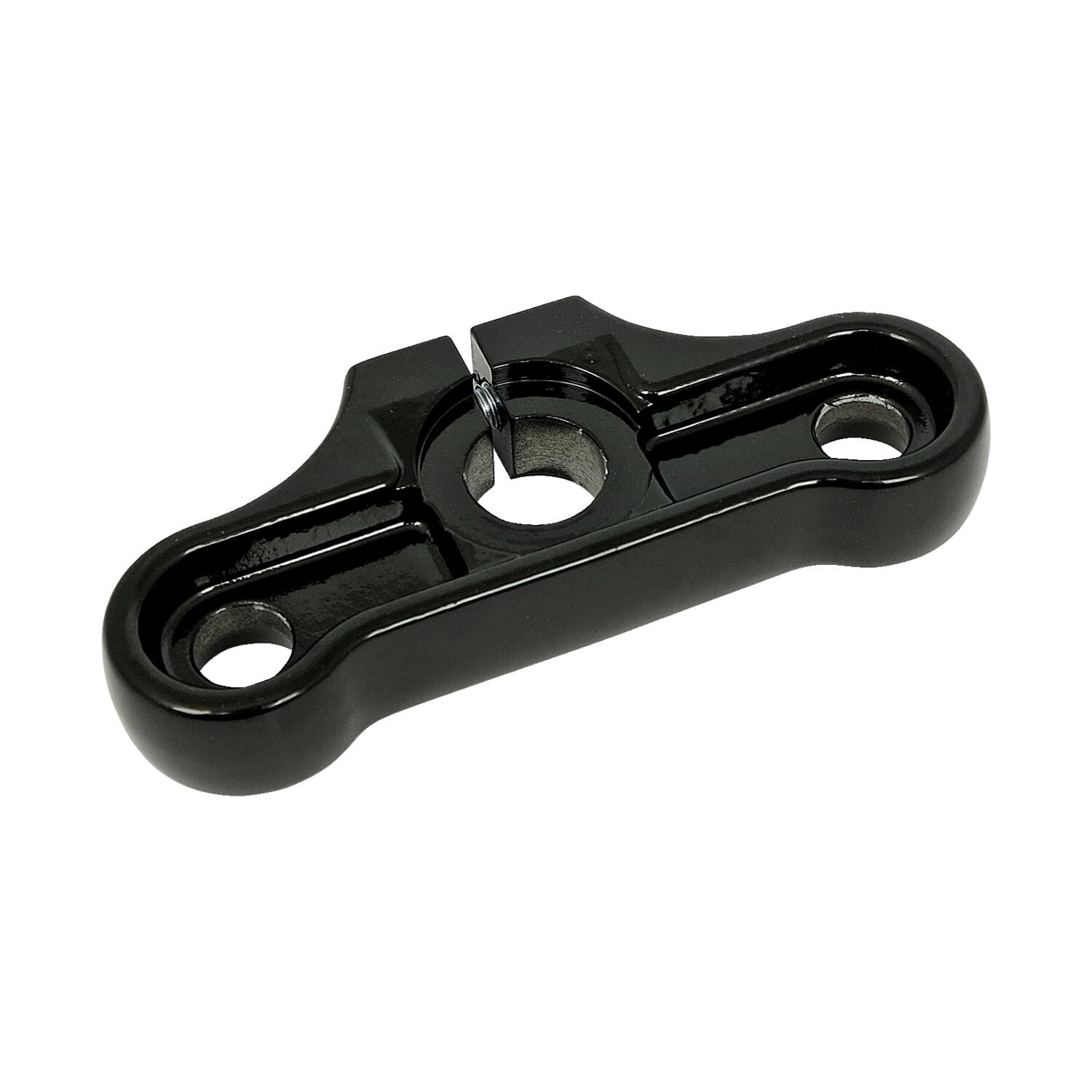 Upper triple clamp, softail springer, Black