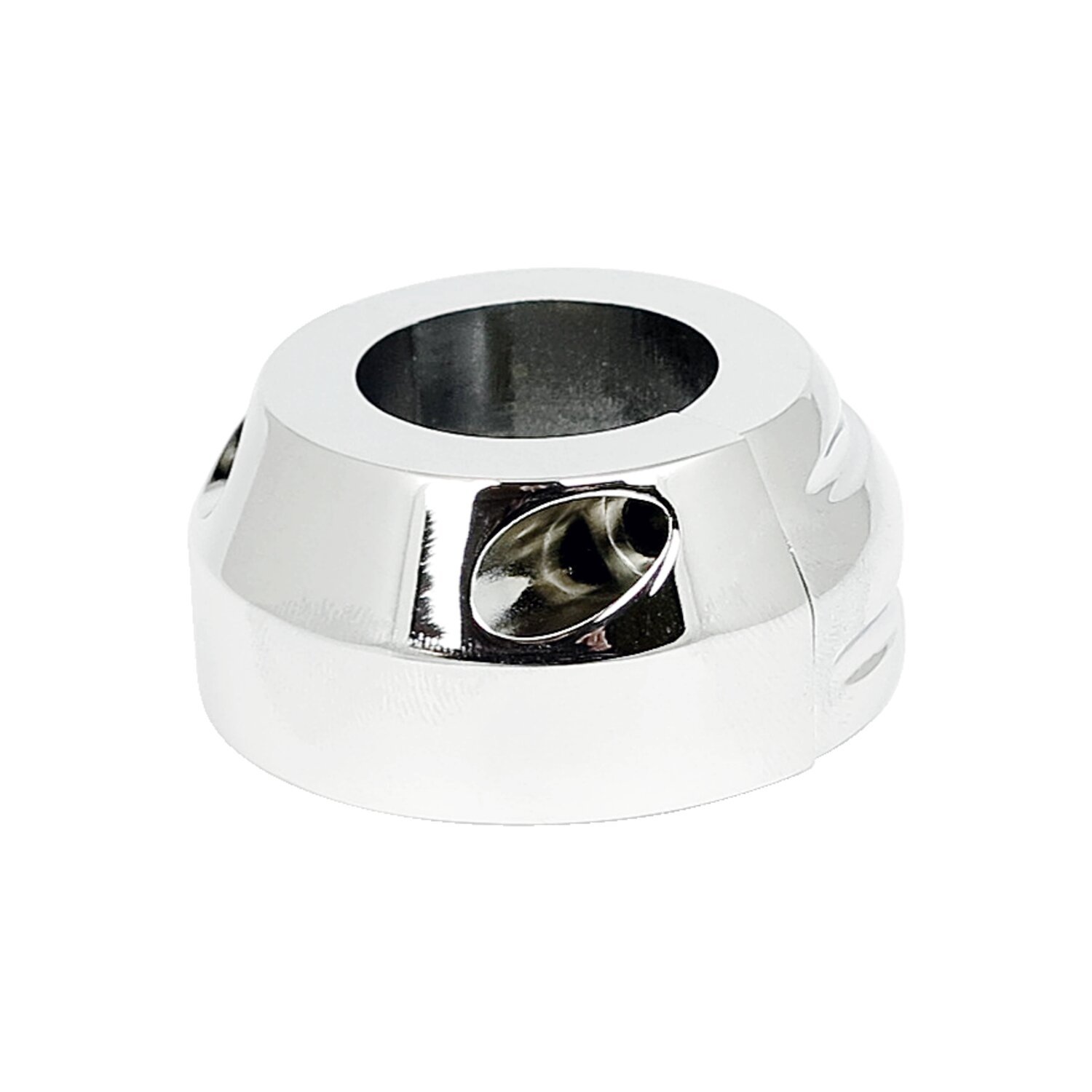 Custom throttle clamp. e-throttle, Chrome