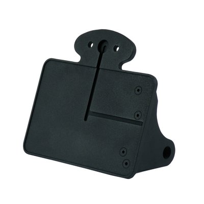 Black, with Cateye taillight, side mount, 1 inch axle, for european size 143 x 210 mm license plate