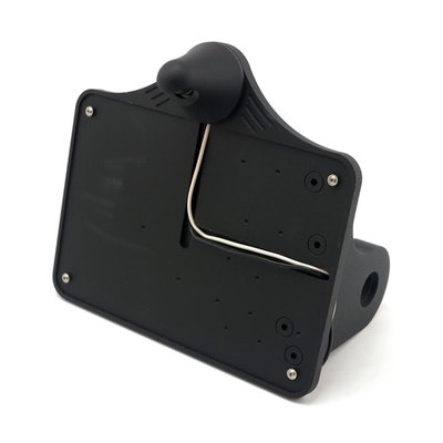 Black, nipple light, side mount, 1" axle, for european size 143 x 210 mm license plate