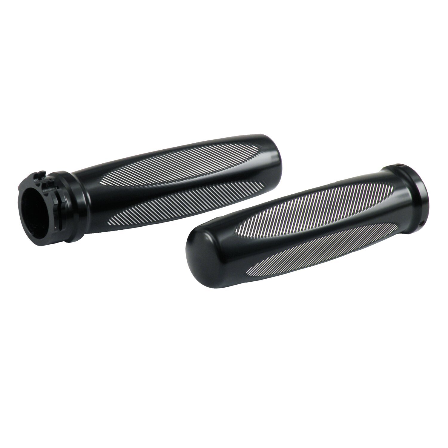 CPV, ribbed handlebar grip set, Black, Contrast Cut