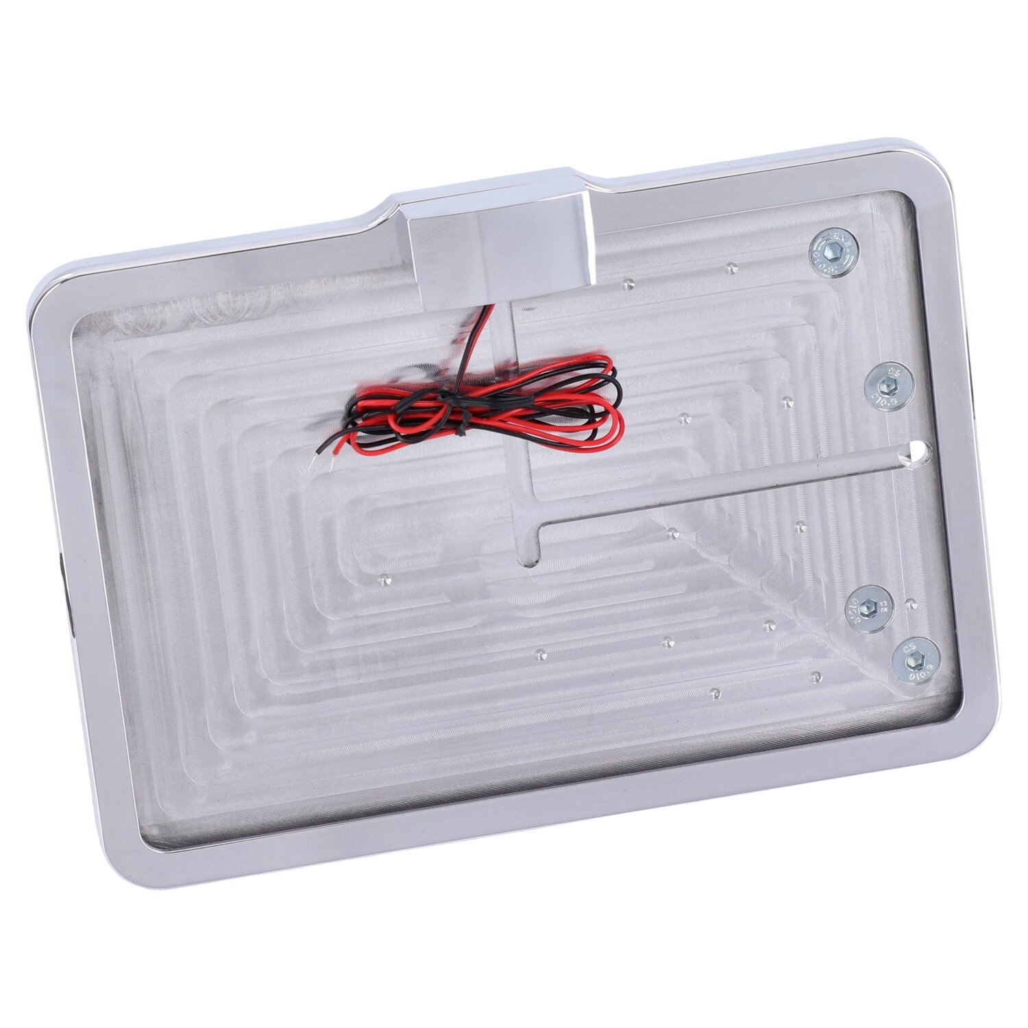 CPV, 'slide-in' license plate bracket. Side mount