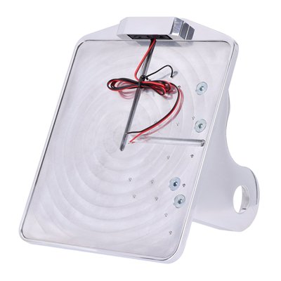 1"/ 25mm axle mount.
Includes a LED PlateLight license plate illumination light.
For 200mm high x 180mm wide (German) license plates.
Includes installation hardware.