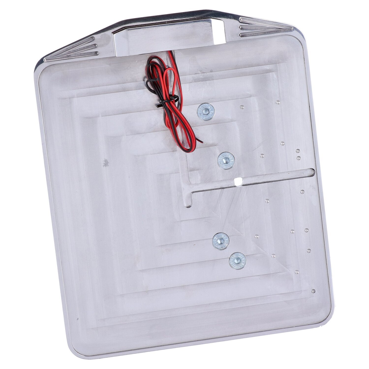 CPV, side mount license plate bracket, Polished