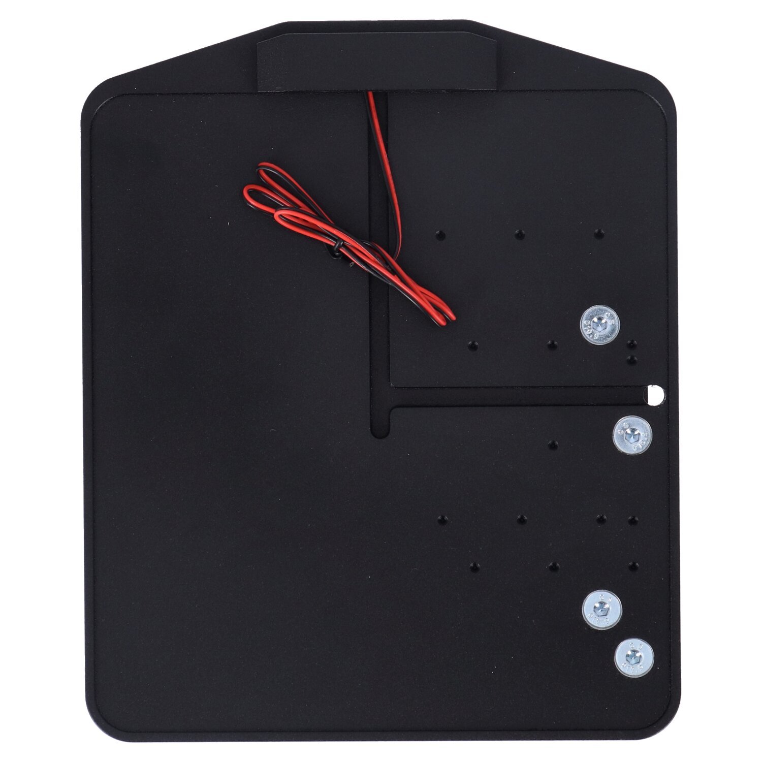 CPV, side mount license plate bracket. Black powder coated, Matte