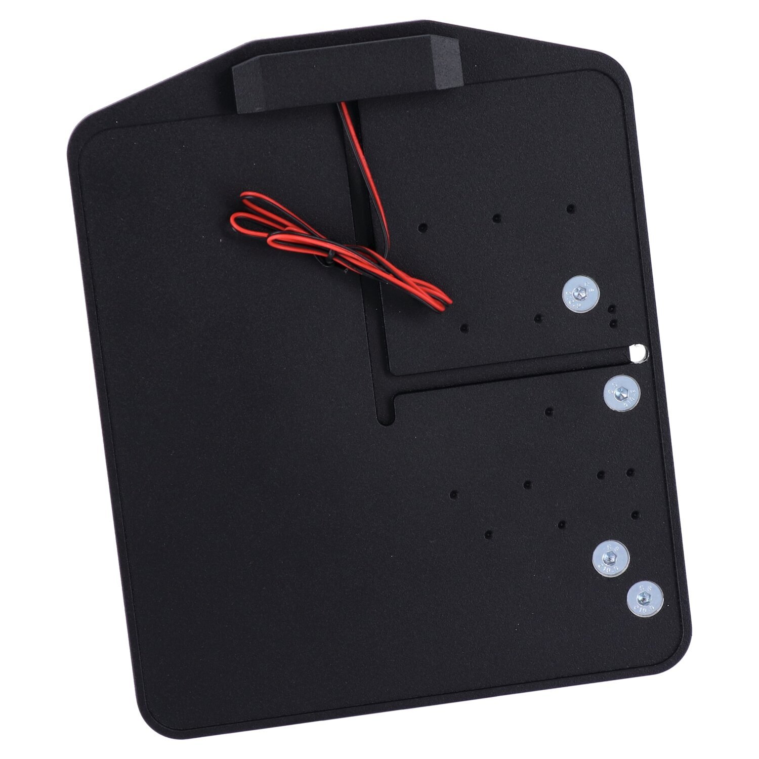 CPV, side mount license plate bracket. Black powder coated, Matte