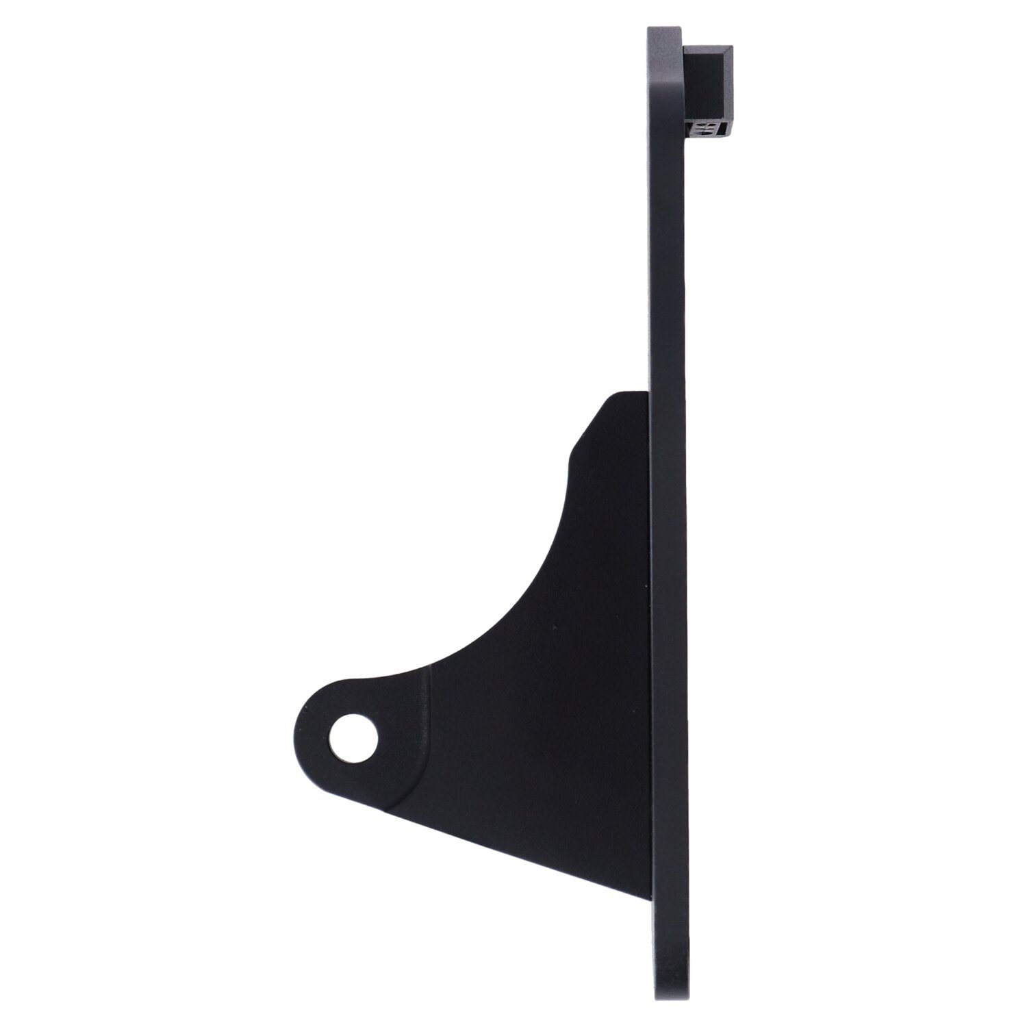 CPV, side mount license plate bracket. Black powder coated, Matte