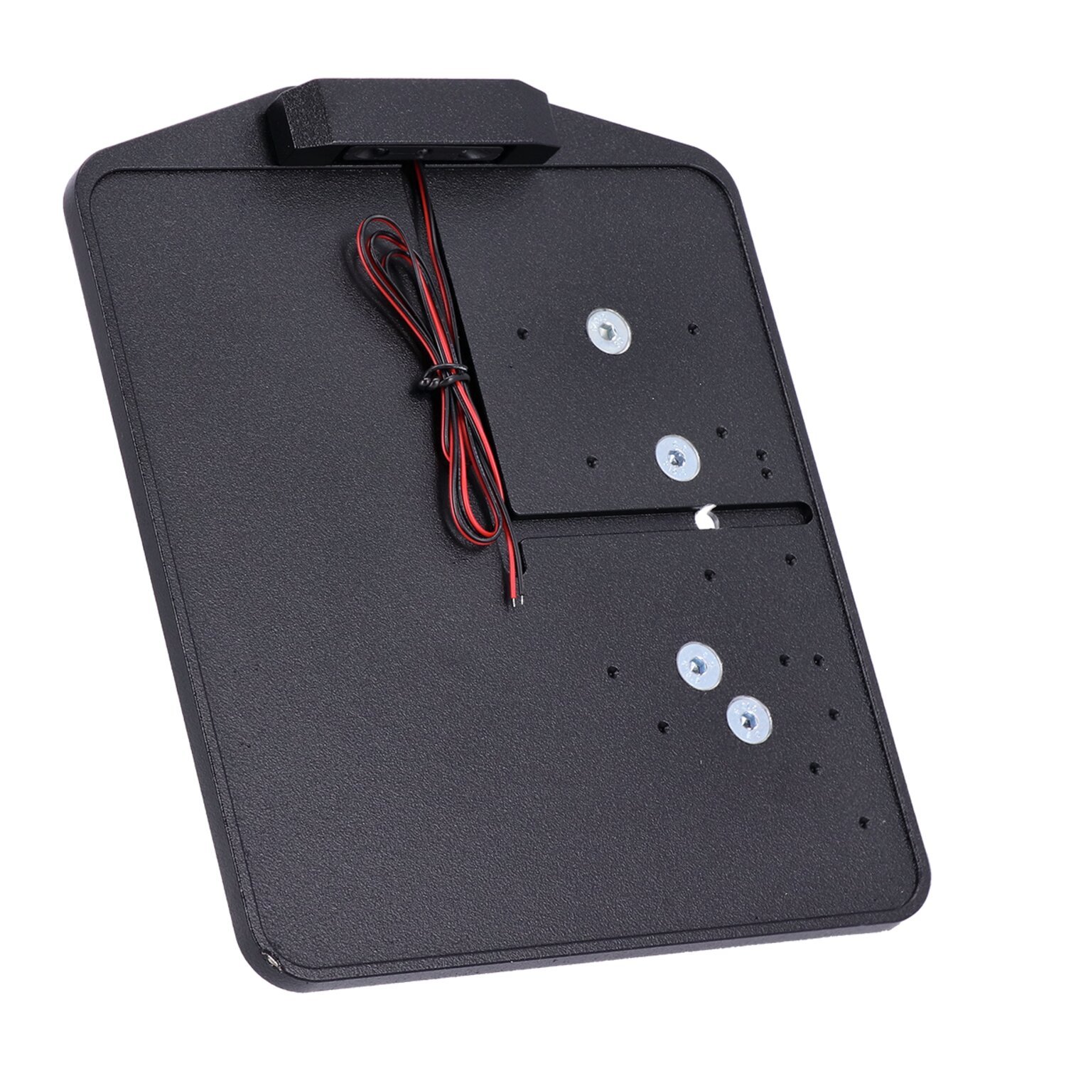 CPV, Dyna shock mount license plate bracket kit DE, Black