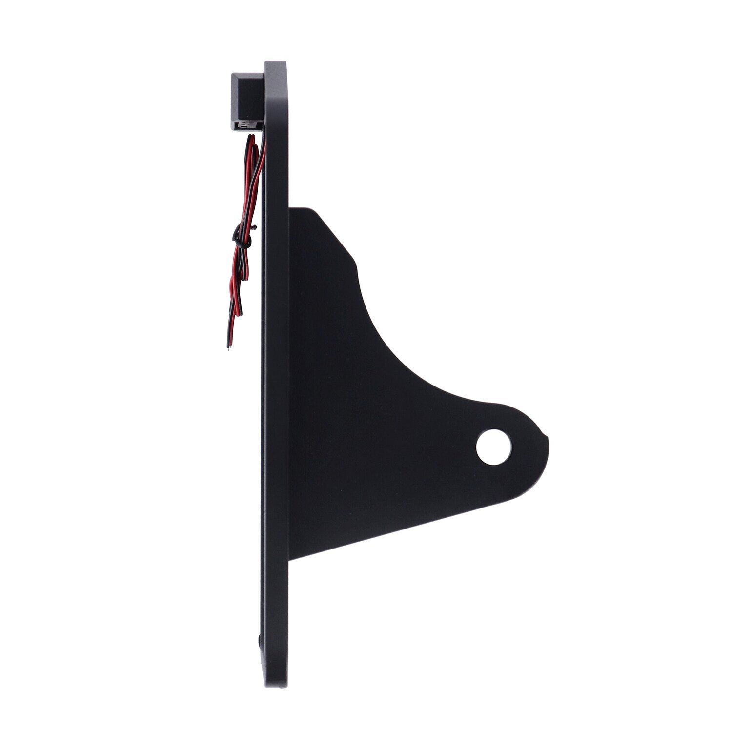 CPV, Dyna shock mount license plate bracket kit DE, Black