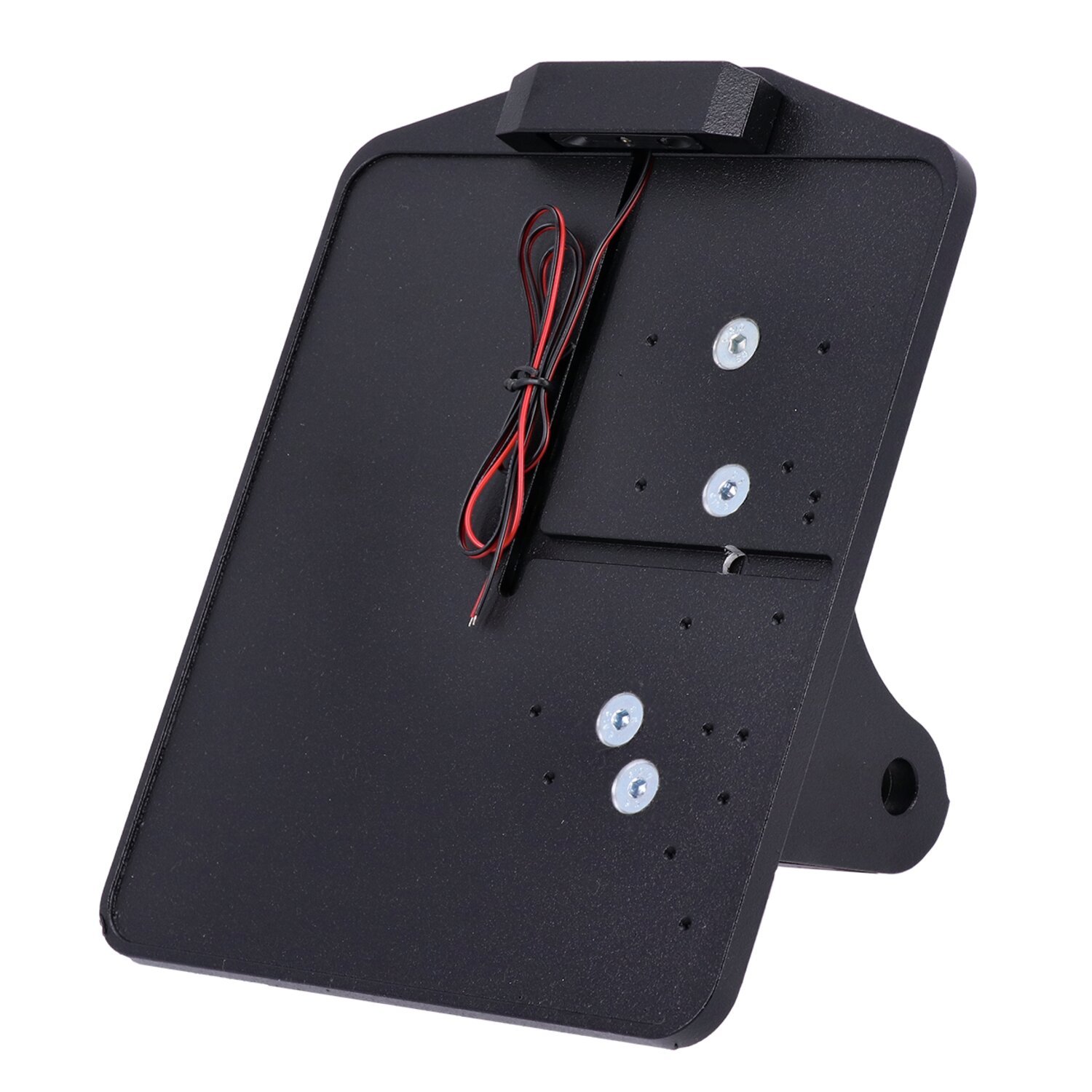 CPV, Dyna shock mount license plate bracket kit DE. Black
