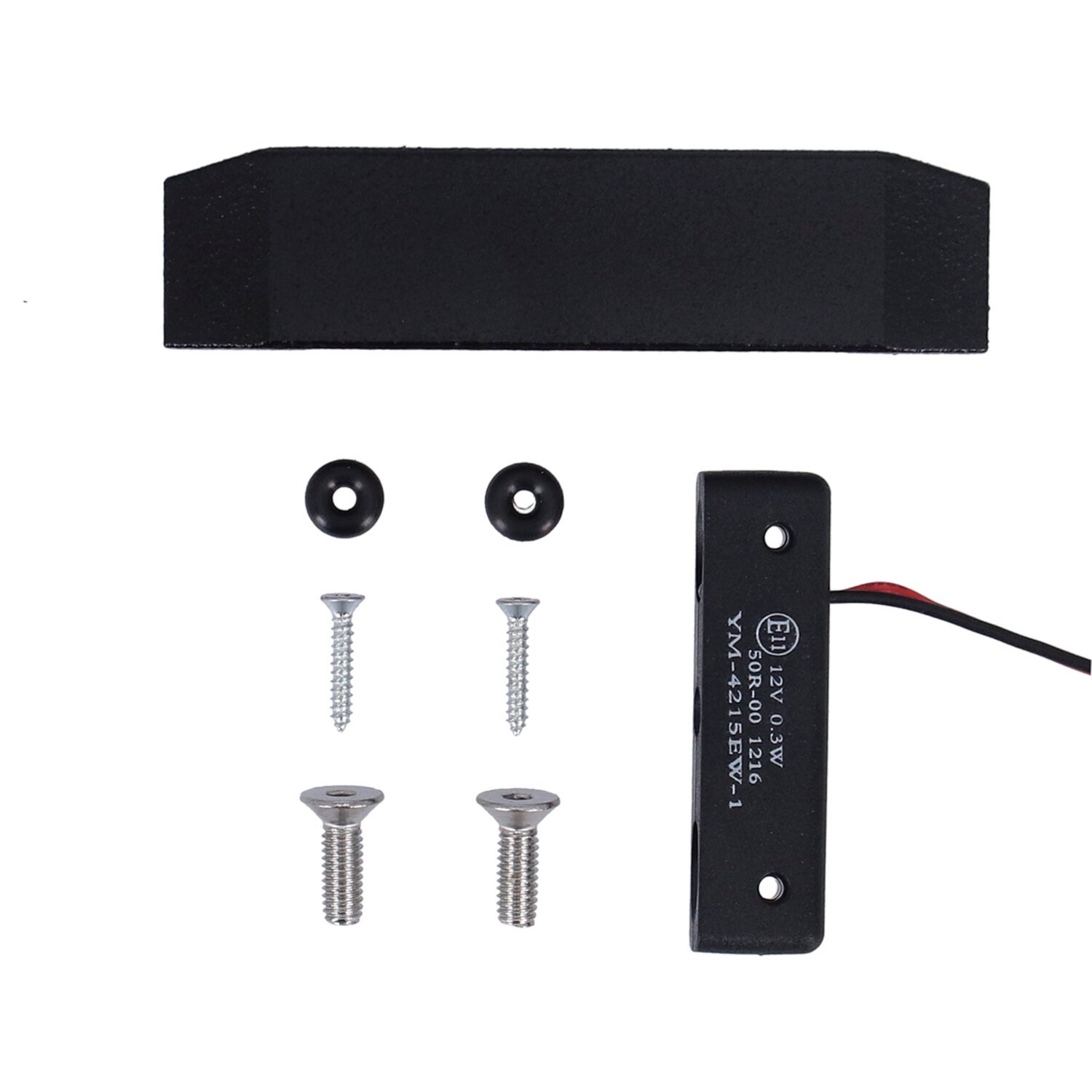 CPV, Micro-LED license plate light & housing, Black