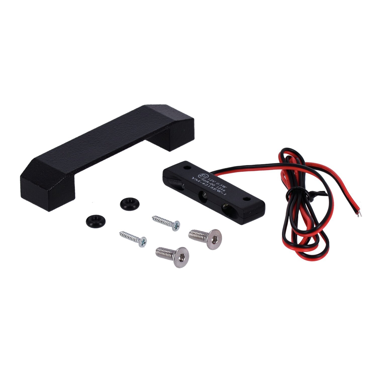 CPV, Micro-LED license plate light & housing, Black