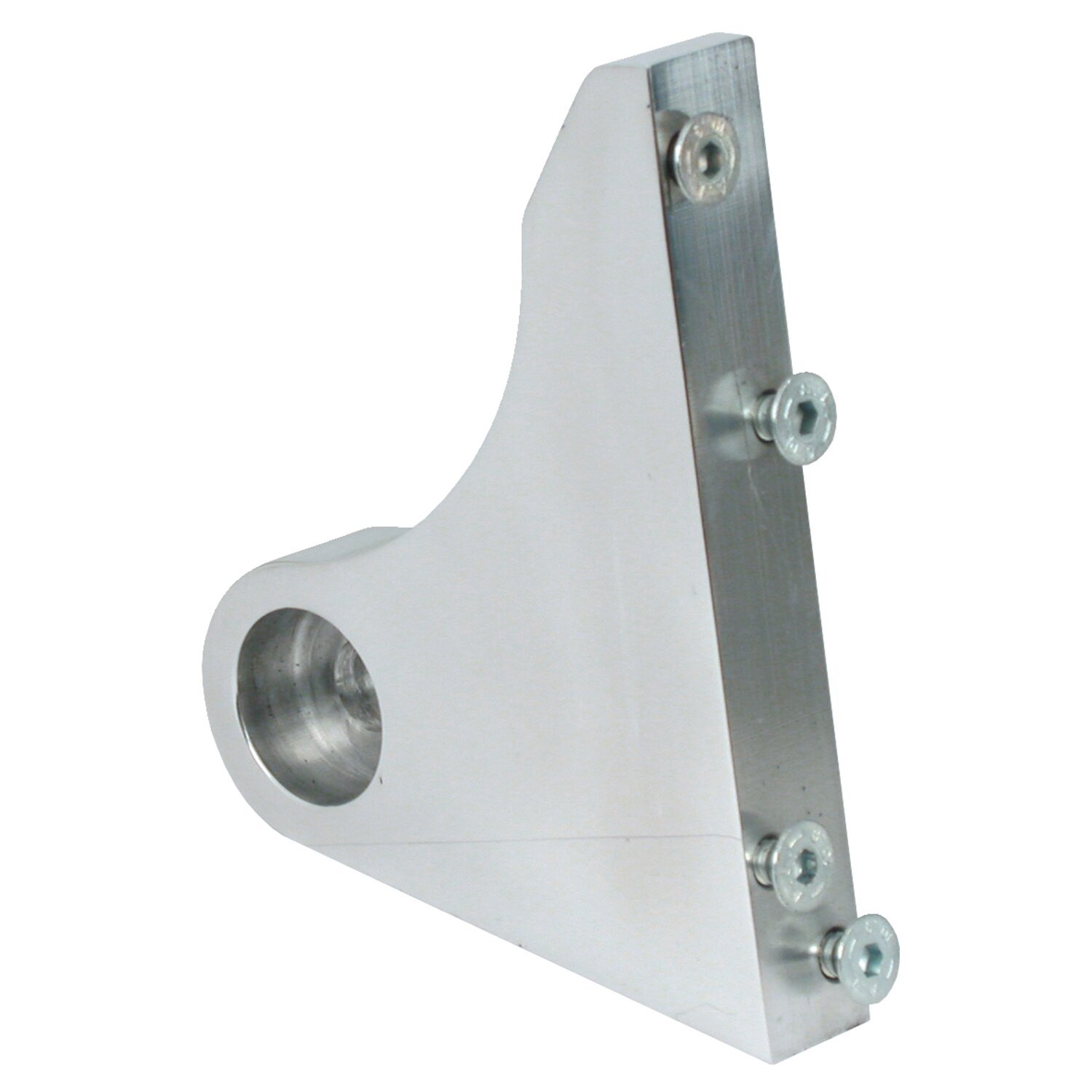 CPV, bracket only. For license plate holders (side mount, Polished