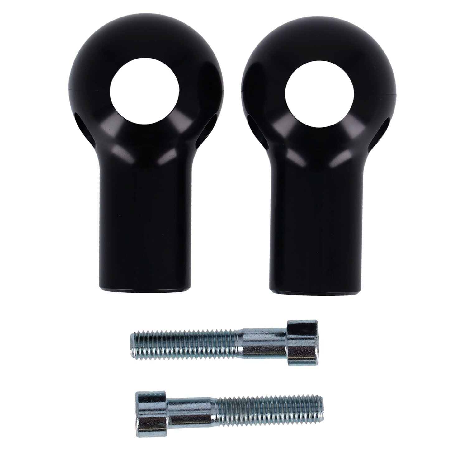 CPC, round top 3" riser set, Black