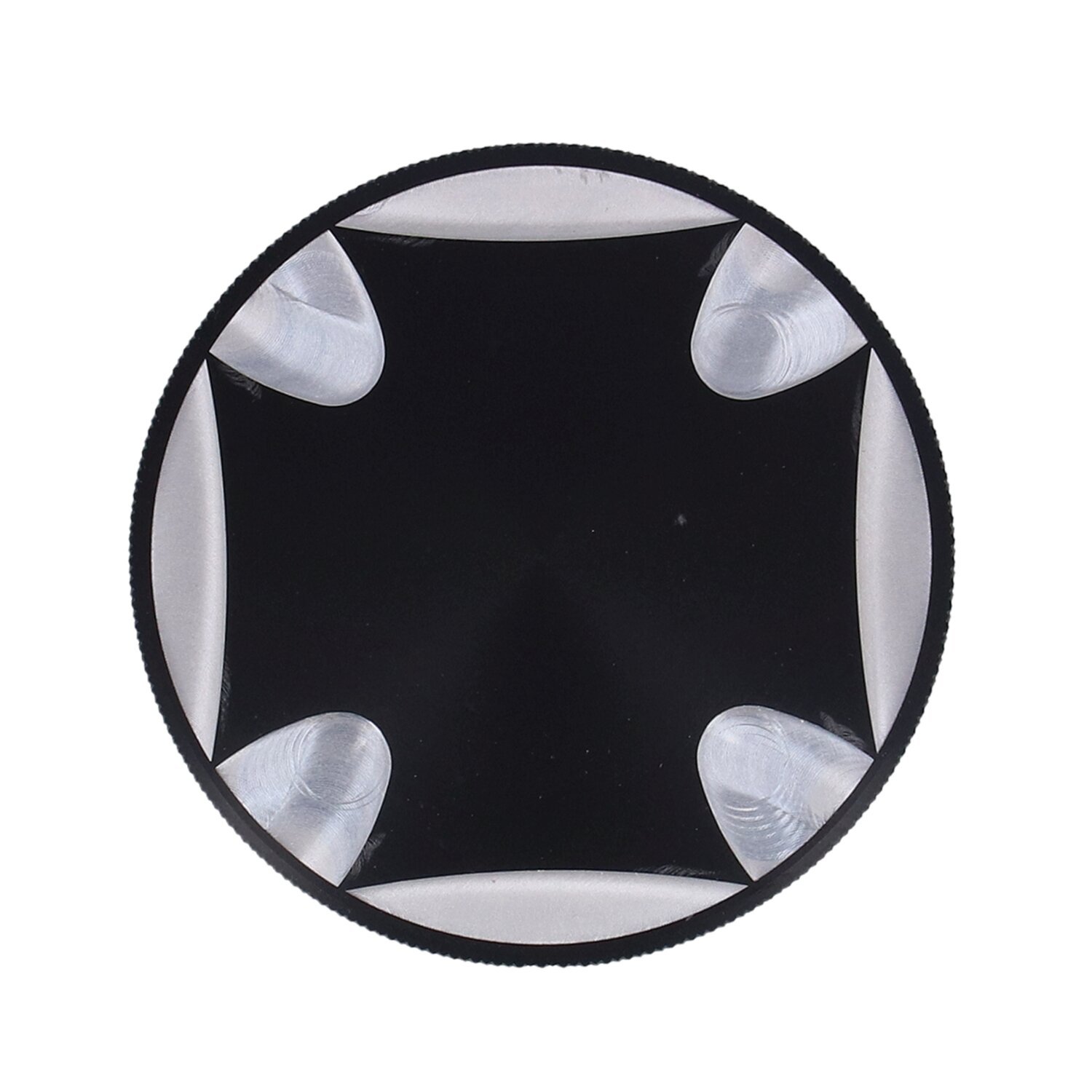CPV, gas cap Maltese Cross, Black, Contrast Cut