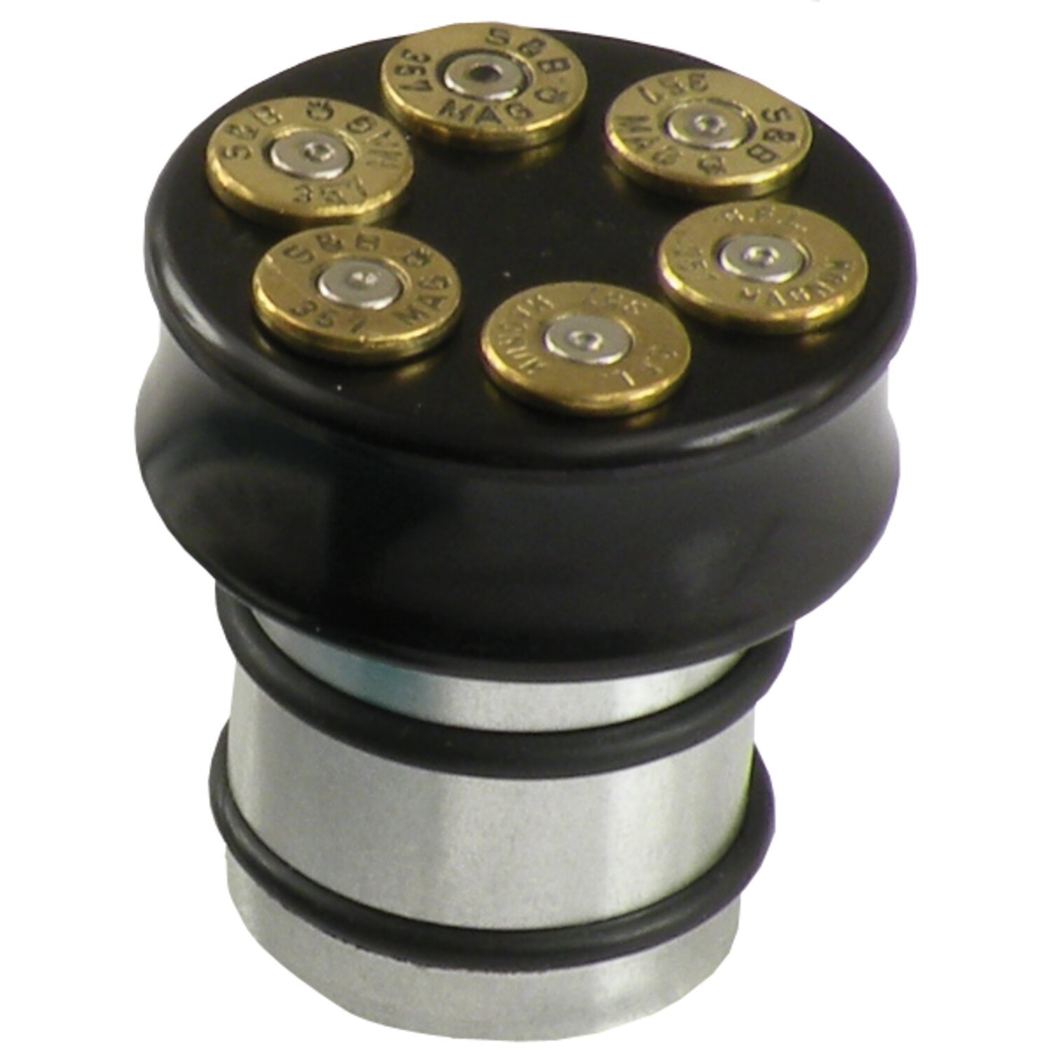 CVP, oil tank fill plug, no dipstick. Bullet, Black