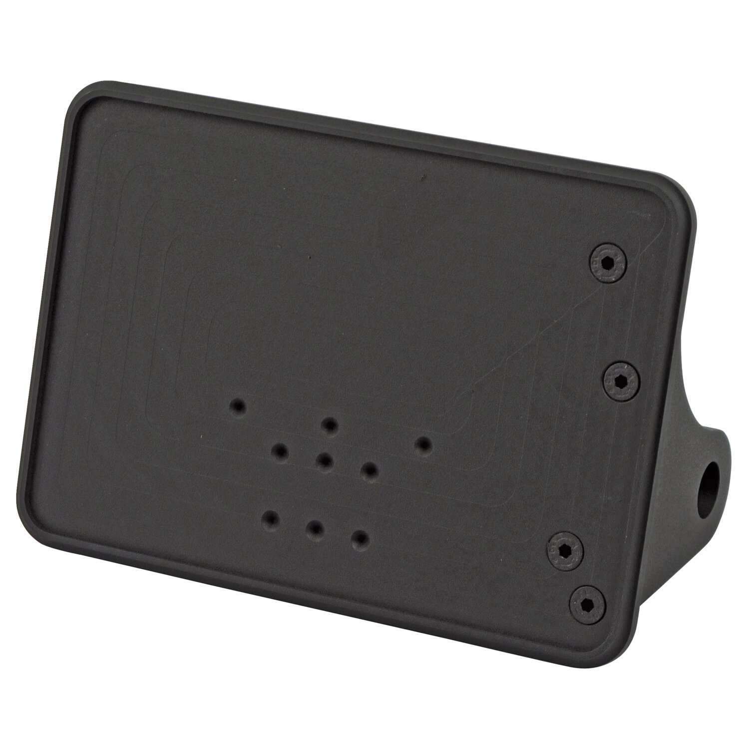 CPV, side mount license plate bracket, Black, Matte