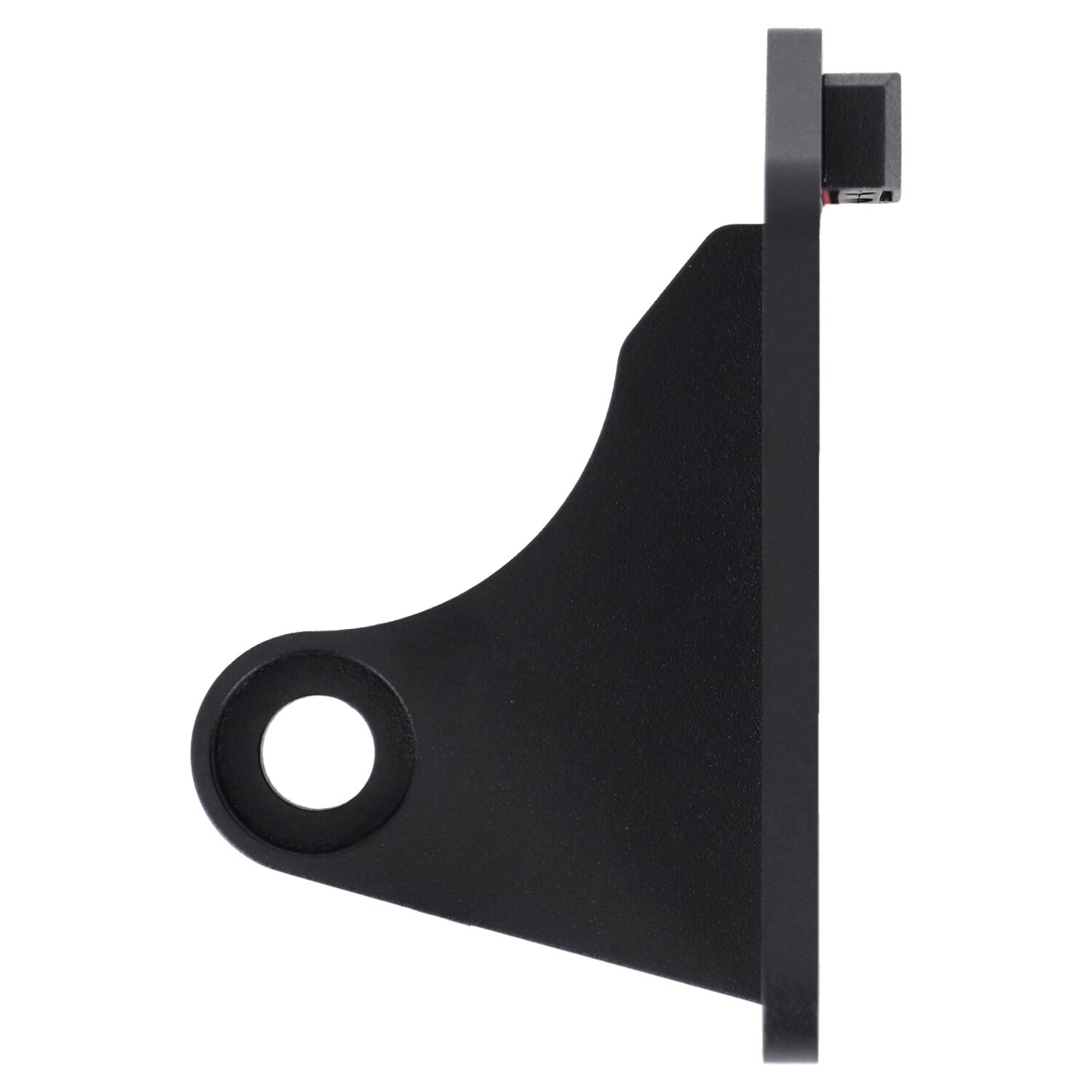 CPV, side mount license plate bracket kit. Black FR