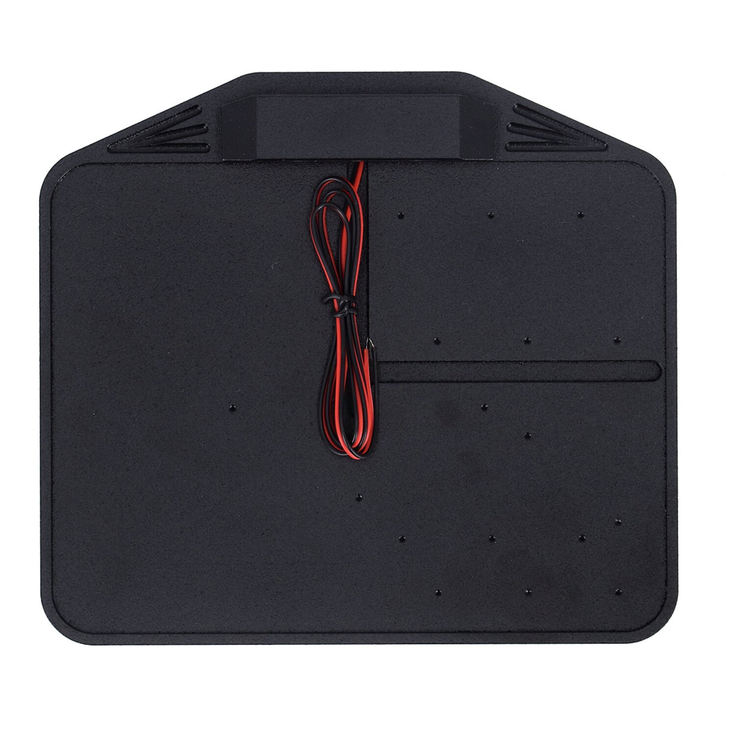 CPV, license plate holder only w/LED PlateLight FR, Black, Matte