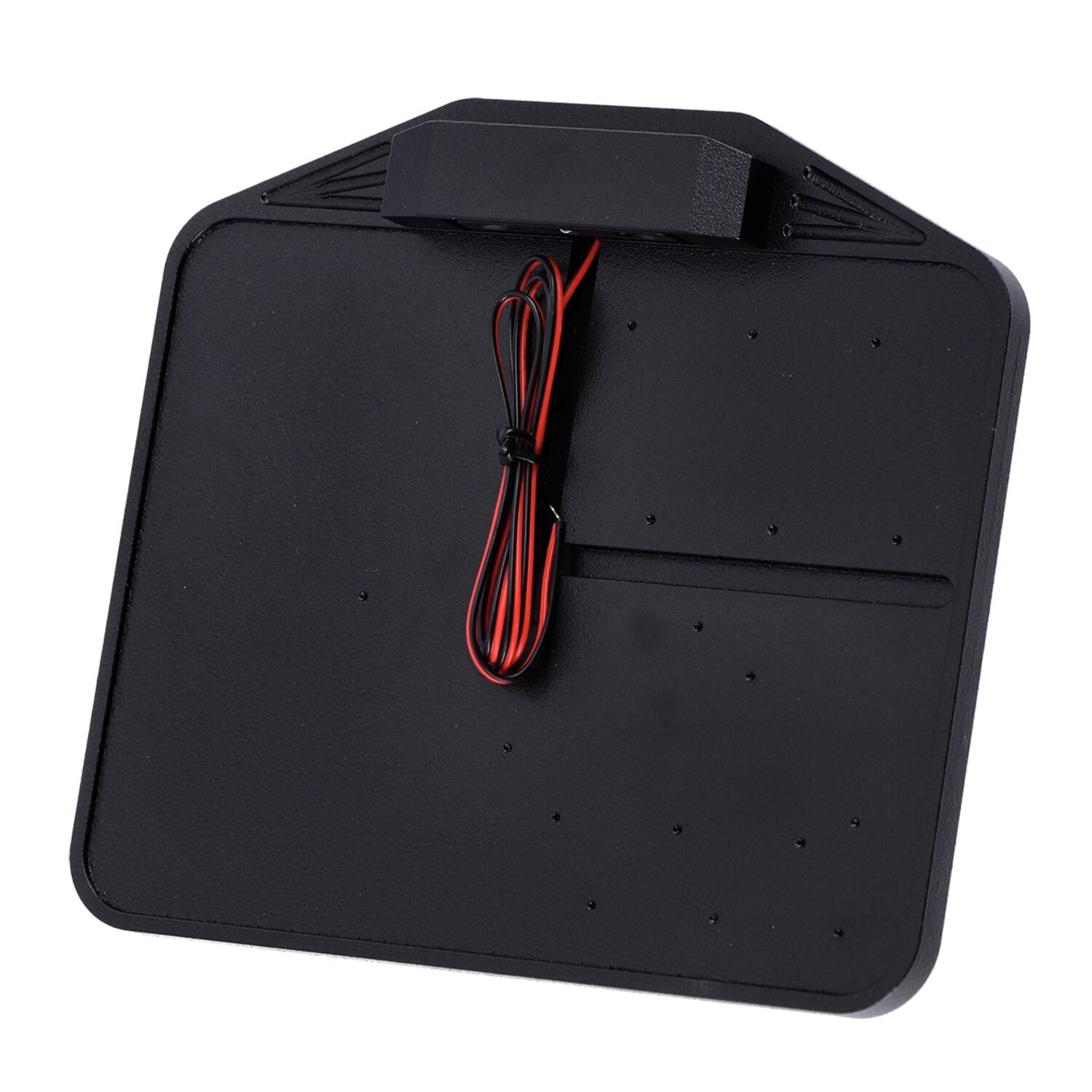 CPV, license plate holder only w/LED PlateLight FR. Black, Matte