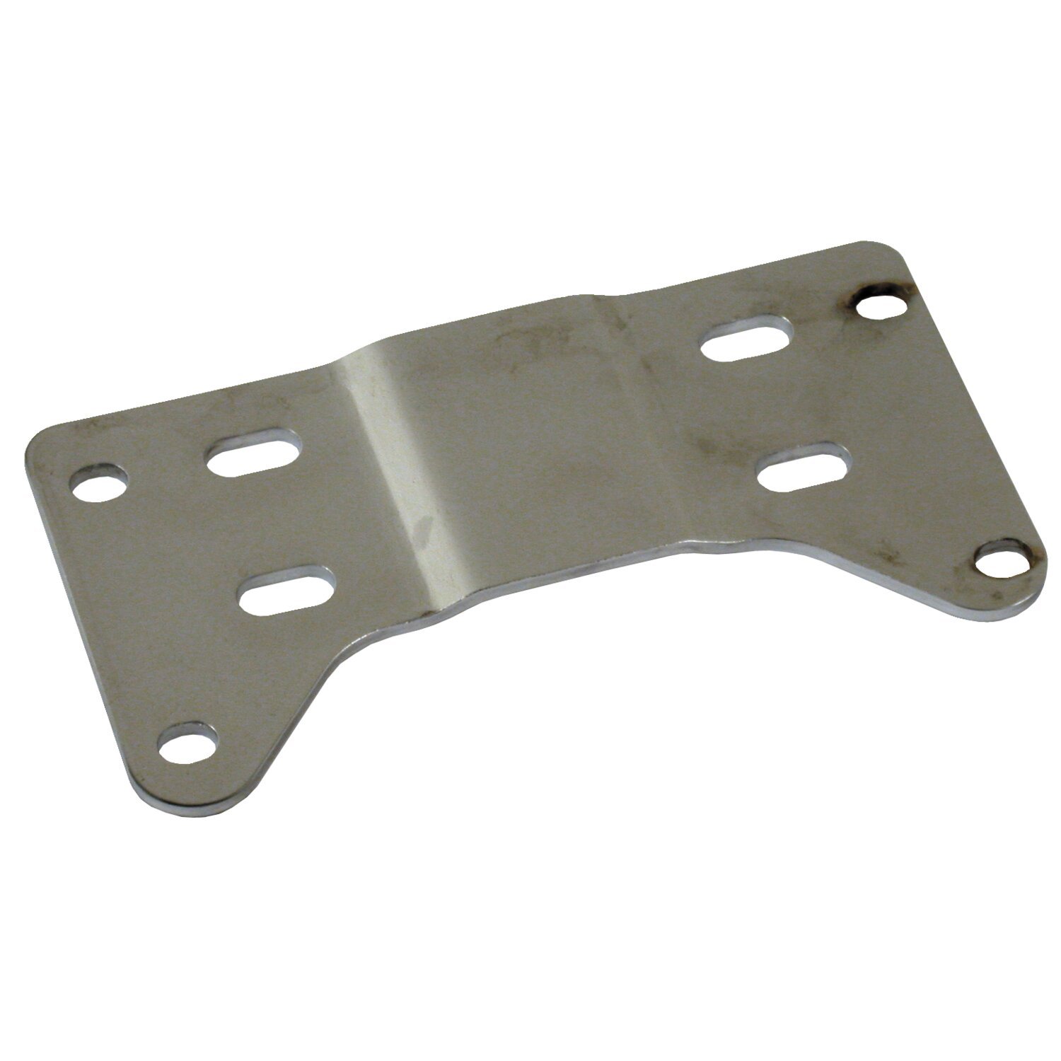 Paughco, 5 to 4-speed conversion transmission mount plate, Chrome