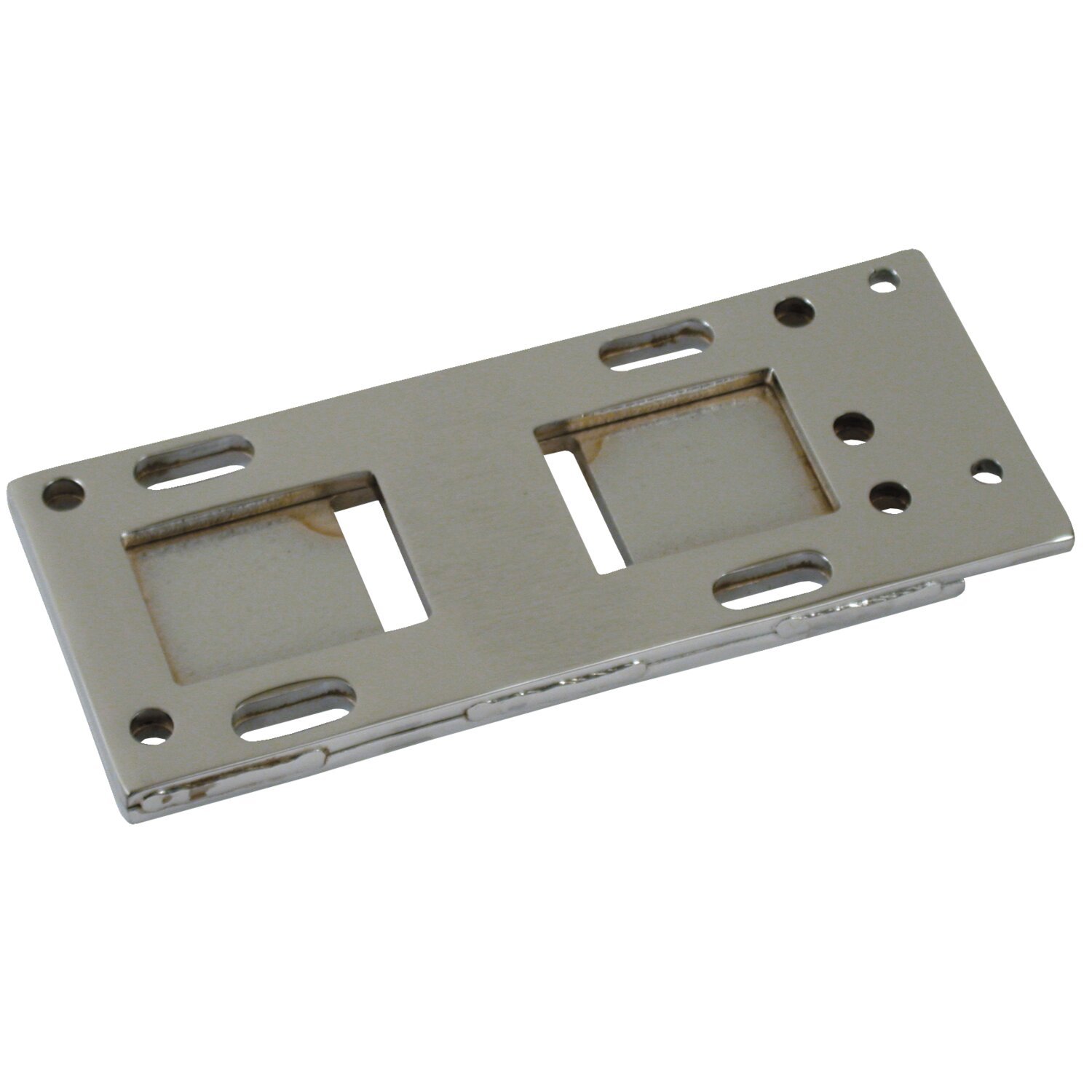 Paughco, 4 to 5-speed conversion transmission mount plate, Chrome