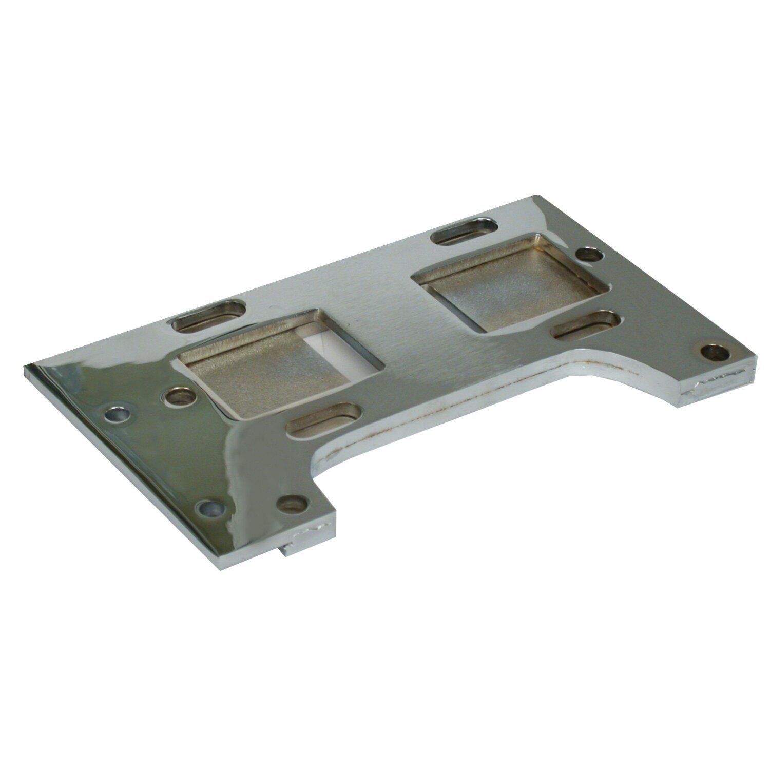 Paughco, 4-sp transmission mount plate. 1.5" offset. Alu