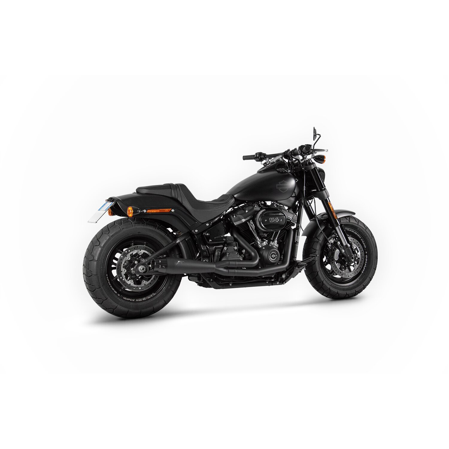 Zard, 2-1 Full black exhaust M8, Matte
