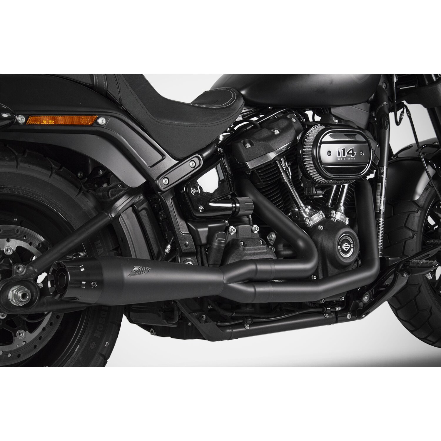 Zard, 2-1 Full black exhaust M8, Matte