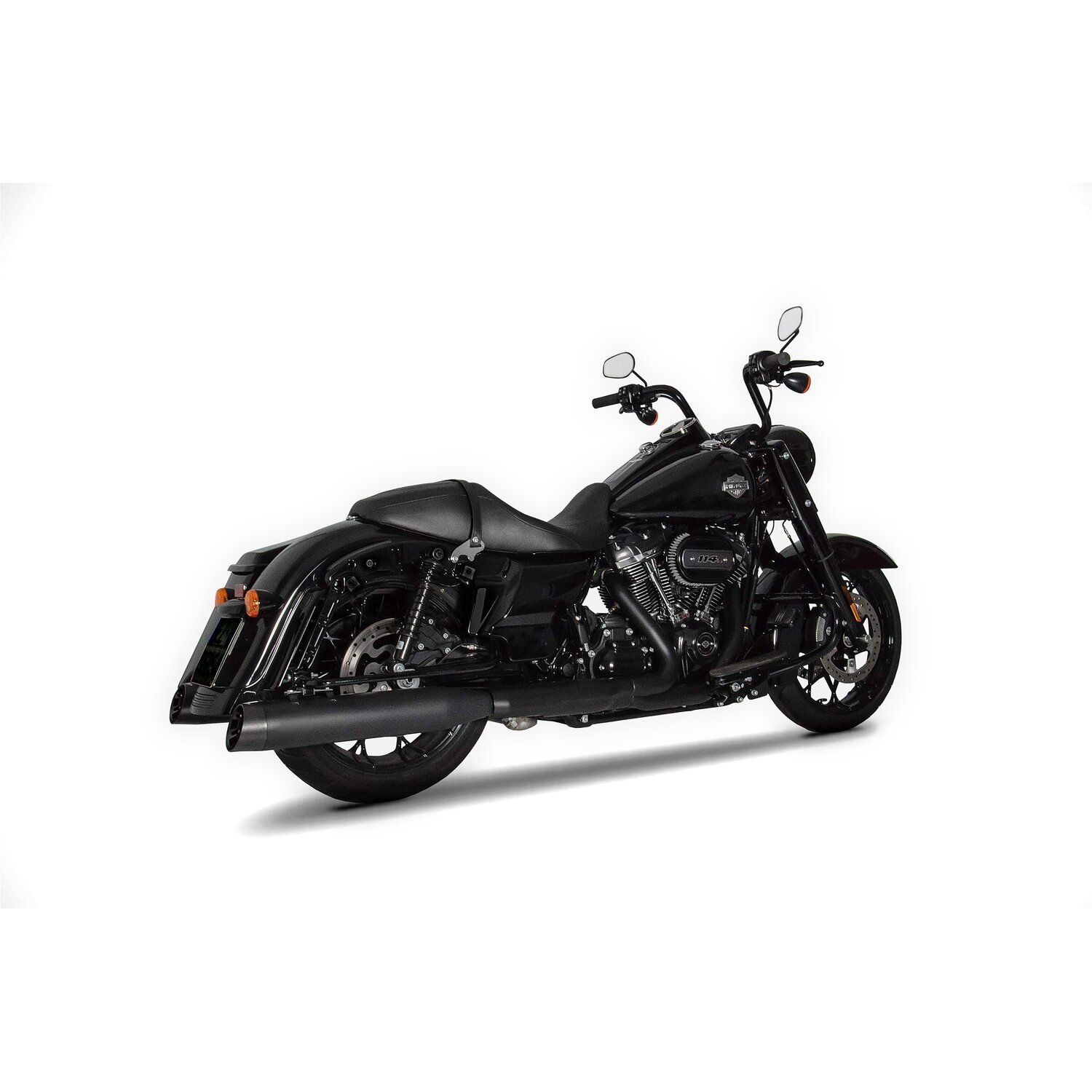 Zard, Inox Touring slip-on mufflers, Black, Matte