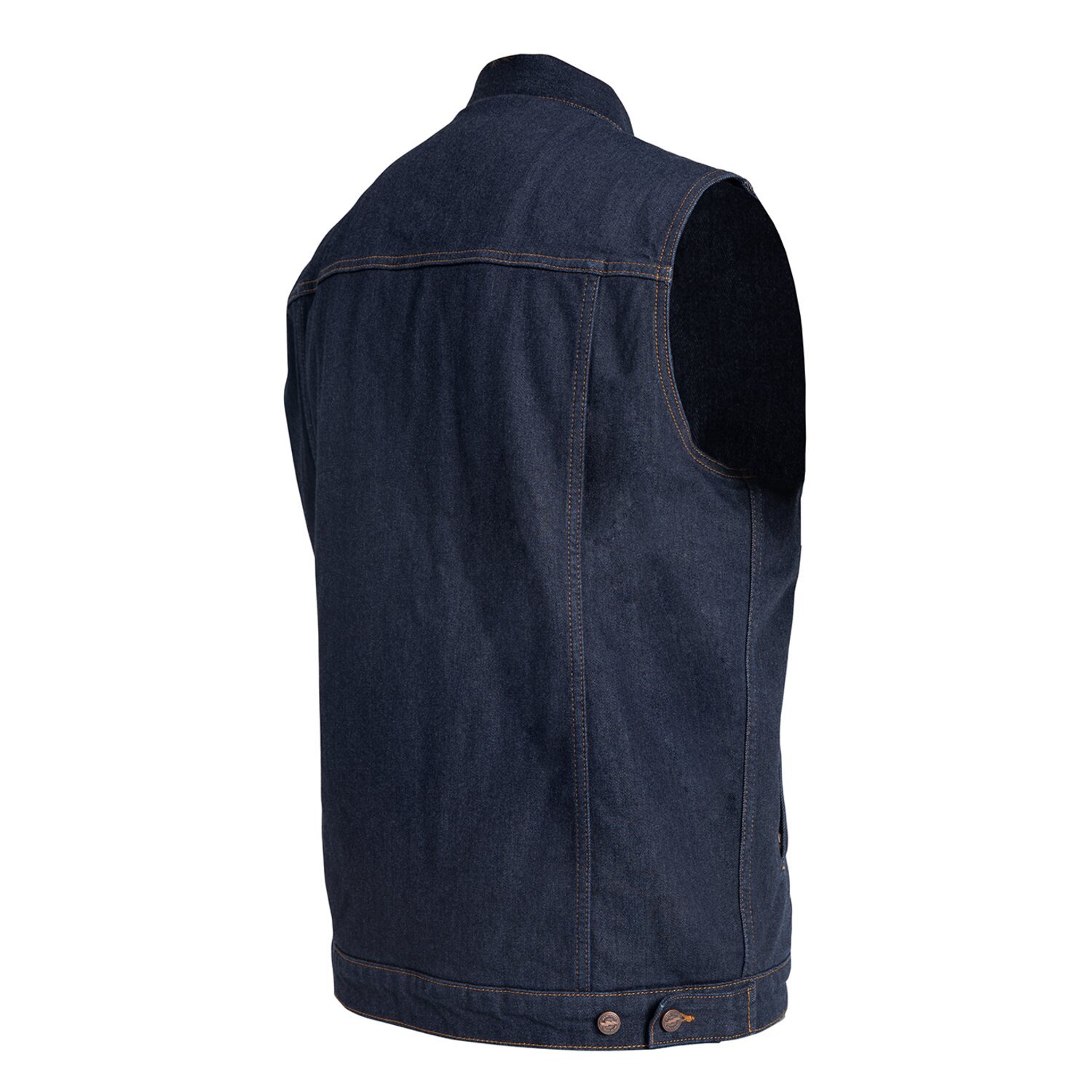 John Doe Vest, raw blue le, S