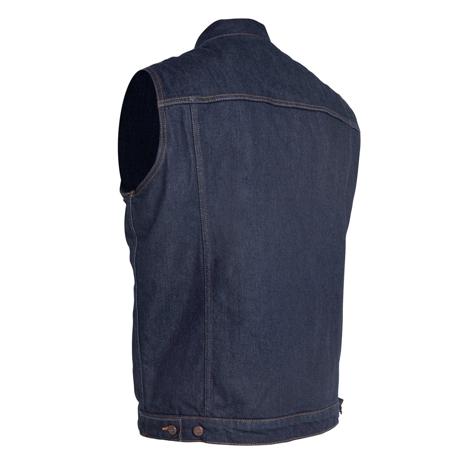 John Doe Vest, raw blue le, S