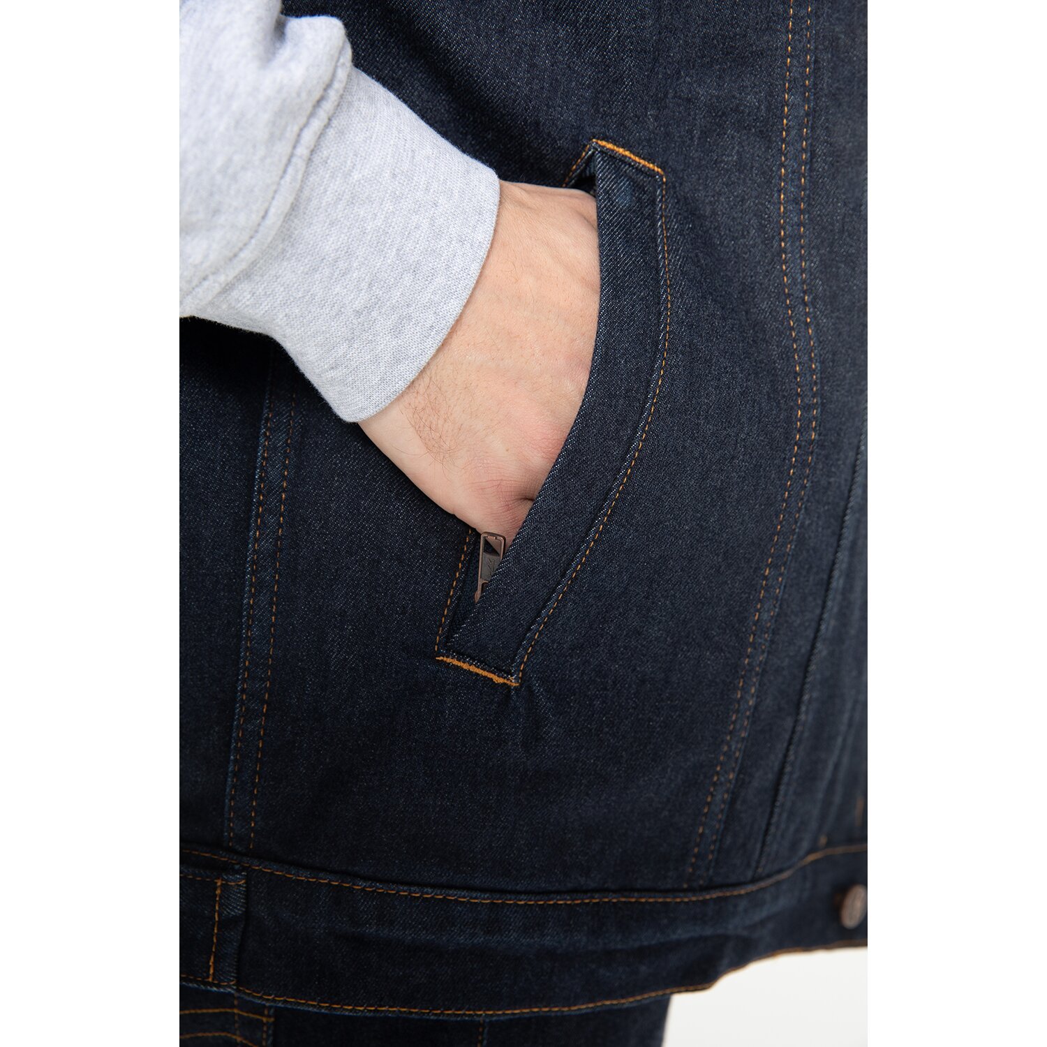 John Doe Vest, raw blue le, S