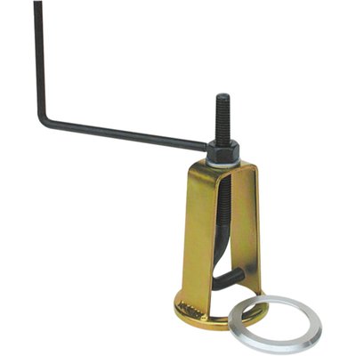 Used to install or remove springs on rear shock absorbers; Works with both single or twin-spring shocks