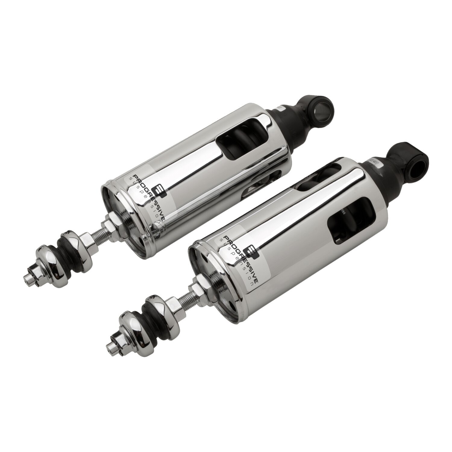 PS, 422 series shocks. STD to -2". STD Duty, Chrome