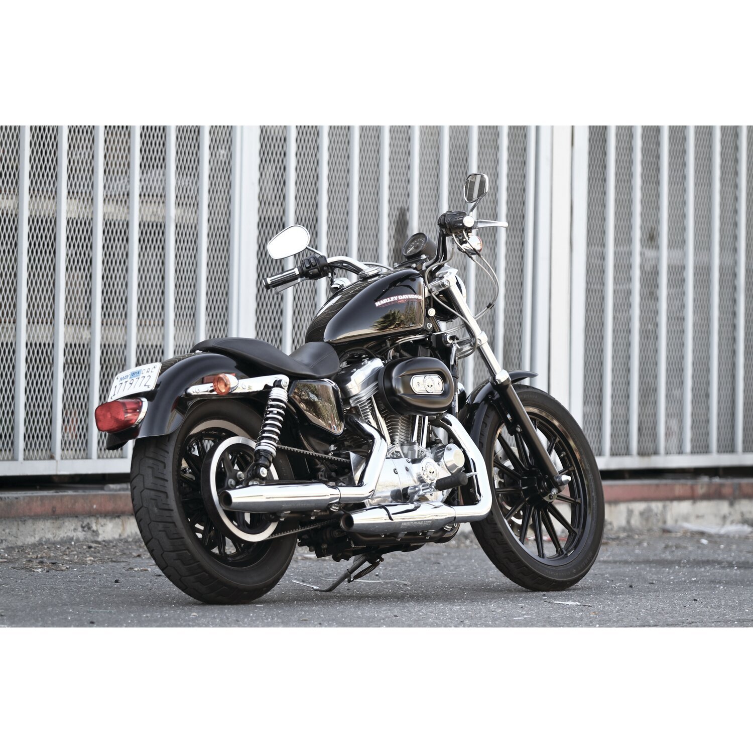 PS, Model 412 Cruise shock set. 12". STD Duty, Chrome